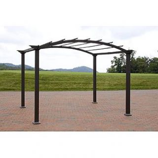 Garden Oasis Arched Steel Pergola: Make Your Garden an Oasis at 