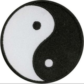 Patches For Everyone Iron On Appliques Yin Yang 1/Pkg