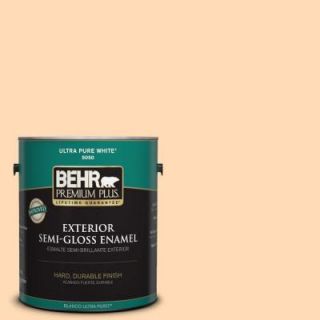 BEHR Premium Plus 1 gal. #290B 4 Feather Plume Semi Gloss Enamel Exterior Paint 505001