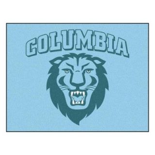 FANMATS NCAA Columbia University Blue 2 ft. 10 in. x 3 ft. 9 in. Accent Rug 396