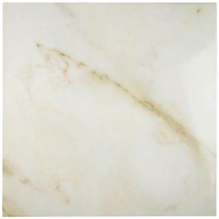Merola Tile Calacatta White 19 3/4 in. x 19 3/4 in. Porcelain Floor and Wall Tile (16.2 sq. ft. / case) FAZ20CL