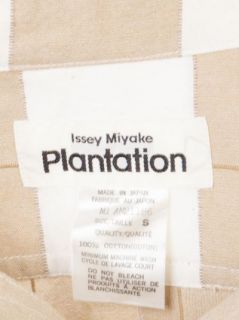 Issey Miyake Vintage Round Neck Striped Shirtdress