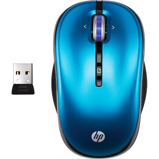 HP 2.4GHz Wireless Optical Mouse, Ocean Drive
