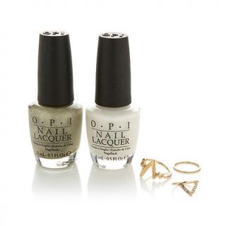 OPI Twinkle, Twinkle Nail Lacquer and Rings Gift Set   7893453