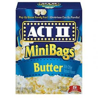 Act II Popcorn, Butter, Mini Bags   Food & Grocery   Snacks   Popcorn