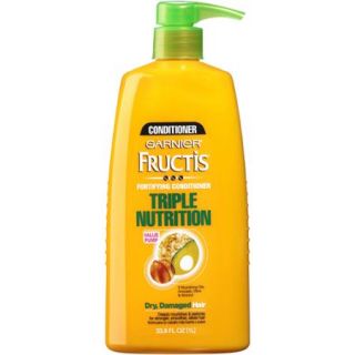 Garnier Fructis Triple Nutrition Fortifying Conditioner, 33.8 fl oz
