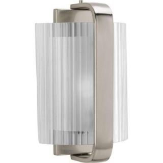 Progress Lighting Coupe Collection 1 Light Brushed Nickel Fluorescent Wall Sconce P7051 09EE
