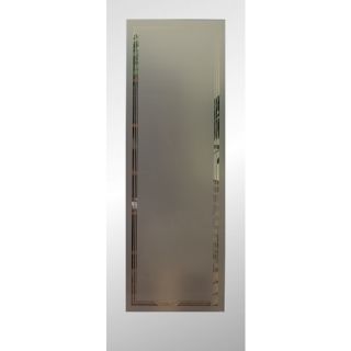 ReliaBilt Full Lite Frosted Glass Pine Slab Interior Door (Common: 24 in x 80 in; Actual: 24 in x 80 in)