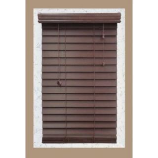 Home Decorators Collection Cut to Width Brexley 2 1/2 in. Premium Wood Blind   39 in. W x 64 in. L (Actual Size 38.5 in. W x 64 in. L ) 24046
