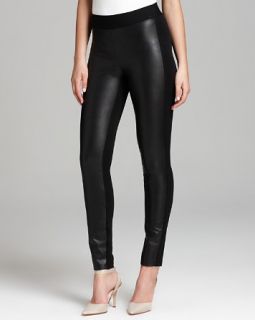 NYDJ Faux Leather Front Ponte Leggings