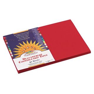 Paper, 58 lbs, 12 x 18   Red (50 Sheets Per Pack)