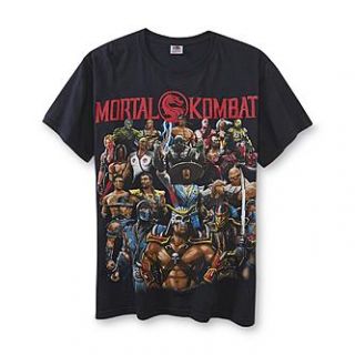 Young Mens Graphic T Shirt   Mortal Kombat   Clothing, Shoes