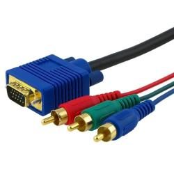 INSTEN Premium 3 foot VGA to Component Cable