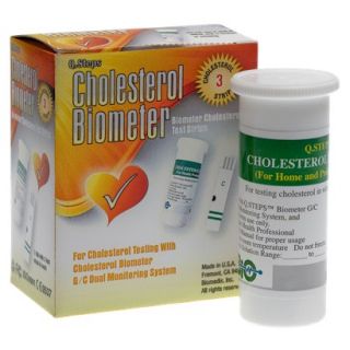 Steps Cholesterol BioMeter Test Strips   6 Count
