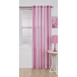 COEXIST by Cannon Ombre Printed Voile Pink 52in X84in Sheer   Home