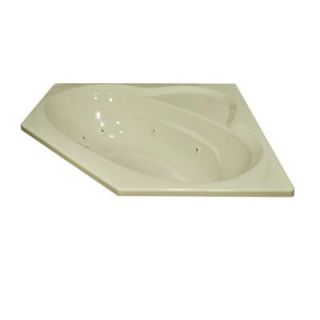 Lyons Industries Classic 5 ft. Whirlpool Tub in Biscuit LDW09L6060 00
