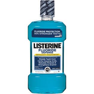 Listerine Mint Shield™ Flavor Fluoride Defense 1 L PLASTIC BOTTLE