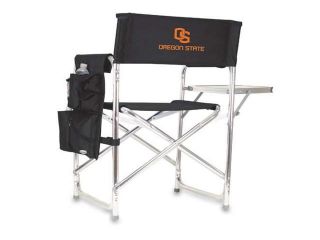 Picnic Time PT 809 00 179 482 0 Oregon State Beavers Embroidered Sports Chair in Black