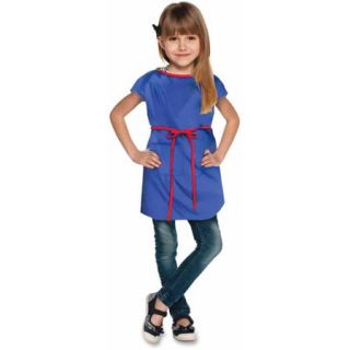 School Specialty Cover Up Nylon Kids Apron, 18" x 24", Blue