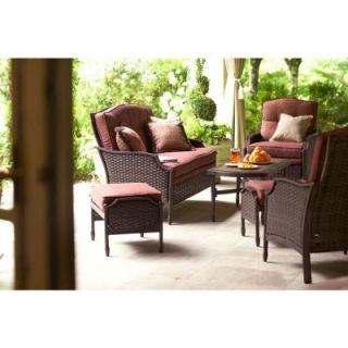 Martha Stewart Living Palamos Wicker 6 Piece Patio Chat Set DISCONTINUED 1 10 905 CSET