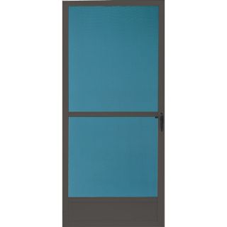 Comfort Bilt Seaside Brown Aluminum Hinged Screen Door (Common: 32 in x 80 in; Actual: 31 in x 79.25 in)