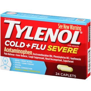 Tylenol Caplets Posted 7/1/2013 Cold & Flu Severe 1