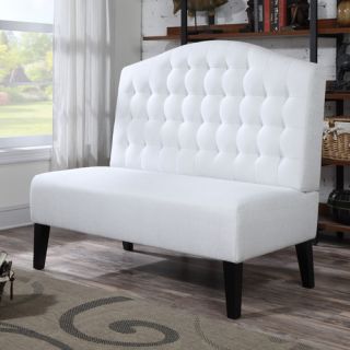 PRI Upholstered Banquette in Ivory