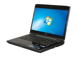 ASUS Laptop G Series G72Gx X1 Intel Core 2 Quad Q9000 (2.00 GHz) 6 GB Memory 640GB HDD NVIDIA GeForce GTX 260M 17.3" Windows 7 Home Premium 64 bit