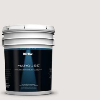 BEHR MARQUEE 5 gal. #PR W8 Ambience White Satin Enamel Exterior Paint 945005