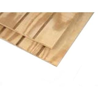 Plywood Siding Panel T1 11 8 IN OC (Common: 19/32 in. x 4 ft. x 9 ft.; Actual: 0.578 in. x 48 in. x 108 in.) 1309023