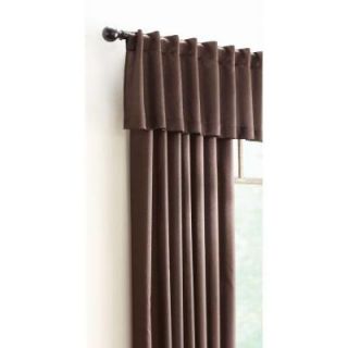 Home Decorators Collection 15 in. L Monaco Lined Polyester Valance in Brown monaco 200 409