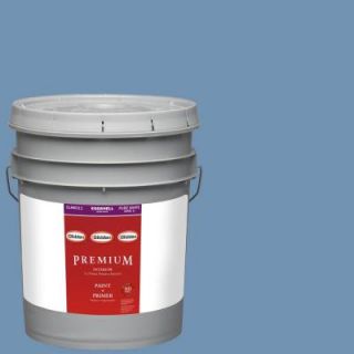 Glidden Premium 5 gal. #HDGV20D Centurion Blue Eggshell Latex Interior Paint with Primer HDGV20DP 05E