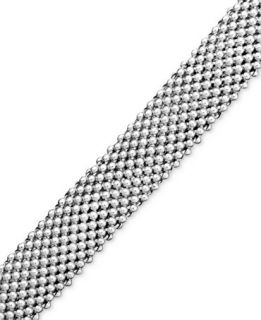 Sterling Silver Bracelet, Mesh   Bracelets   Jewelry & Watches   