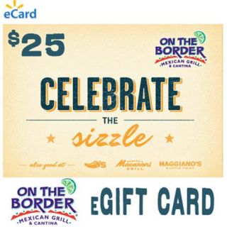 (Email Delivery) On The Border $25 eGift Card