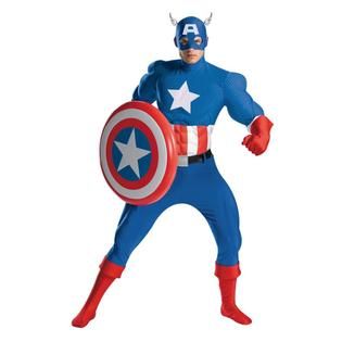 Men’s Captain America Rental Quality Halloween Costume Size: XL