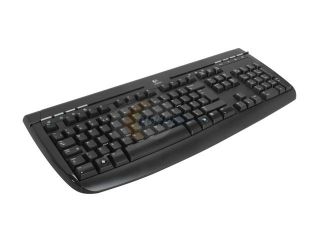 Logitech 967674 0120 Midnight Black PS/2 Wired Standard Keyboard   Keyboards
