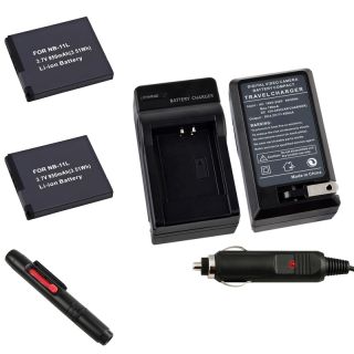 INSTEN Charger Set/ Lens Cleaning Pen for Fuji NP 45/ FinePix Z200fd