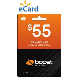 Boost Mobile $55 Re Boost Card (Email Delivery)