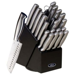 Oster Baldwyn 22 Piece Stainless Steel Cutlery Set in Black 7056222