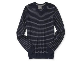 Aeropostale Mens Striped Pullover Sweater 594 S