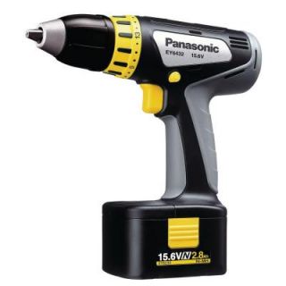 Panasonic 15.6 Volt Ni MH 1/2 in. Cordless Drill and Driver Kit EY6432NQKW