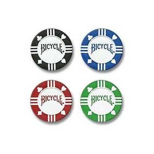 Bicycle Clay Poker Chip Set   100 Count   Fitness & Sports   Family