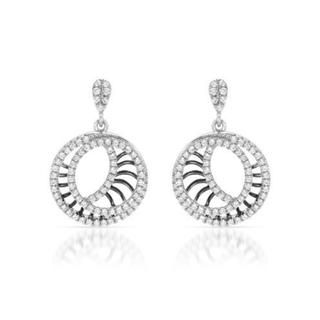Earrings with Cubic Zirconia .925 Sterling Silver   16535136