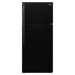 Whirlpool 14.3 cu ft Top Freezer Refrigerator (Black) ENERGY STAR