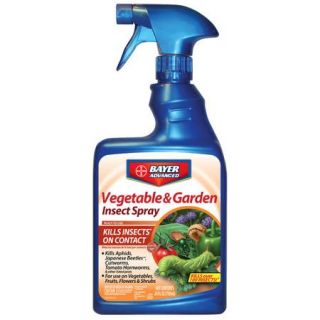 BAYER CROP SCIENCE Vegetable and Garden Insect Spray, 24 oz.