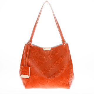 Burberry Small Canter in Bonded Leather Orange   17354451  
