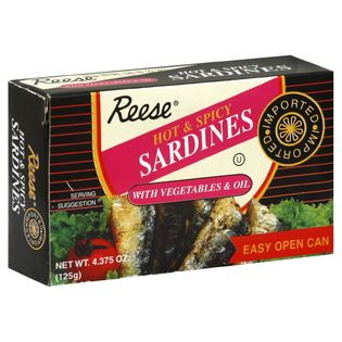 Reese Sardines, Hot & Spicy, 4.375 oz (125 g)   Food & Grocery