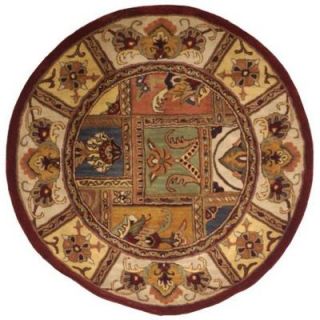 Safavieh Classic Assorted 3 ft. 6 in. x 3 ft. 6 in. Round Area Rug CL386A 4R