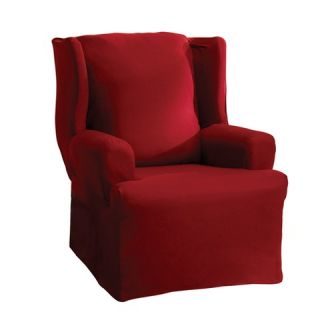 Sure Fit Cotton Duck Wing Chair Slipcover