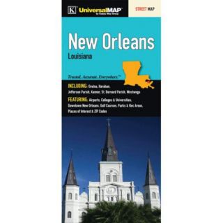 Universal Map New Orleans Fold Map